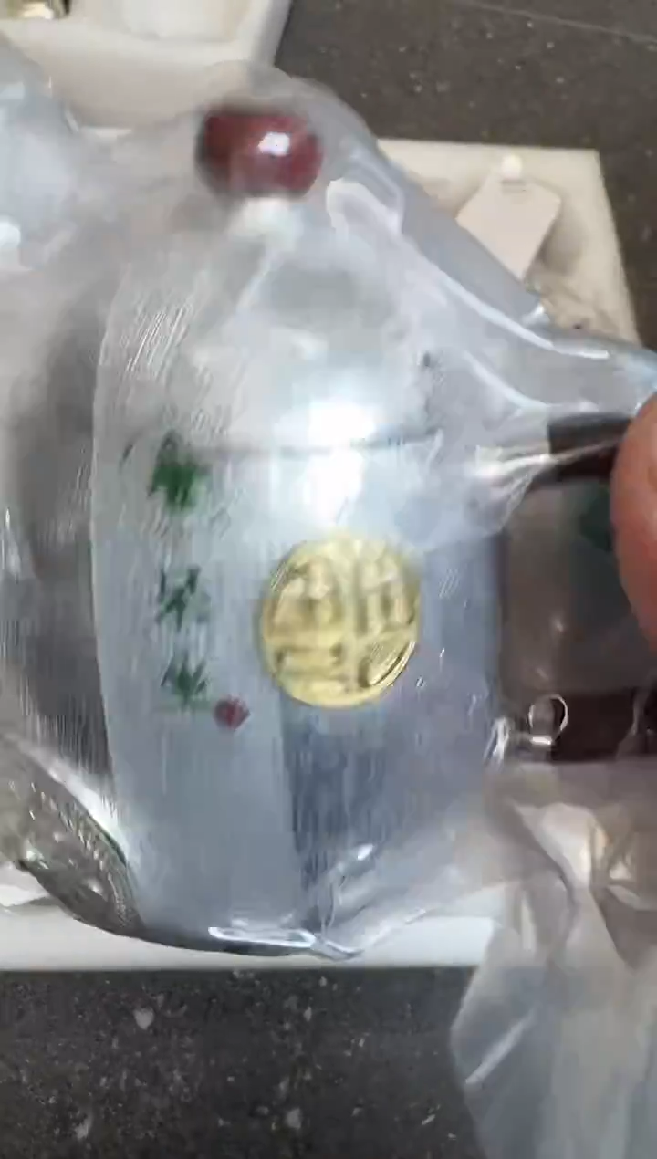 ***呆坐  掐丝嵌金团福 龙蛋壶