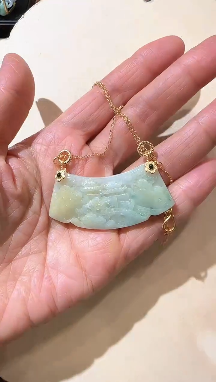 【闪购商品】翡翠颈饰未镶嵌国风