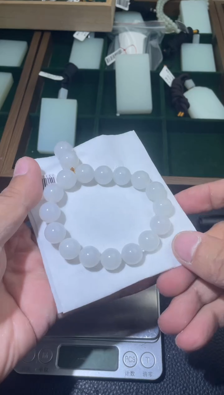 未镶嵌手串和田玉手串卡12