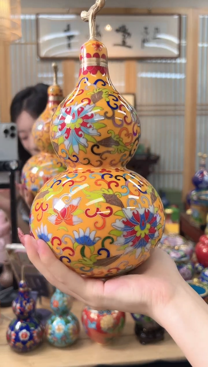 【闪购商品】10寸仿古葫芦FGHL01黄色