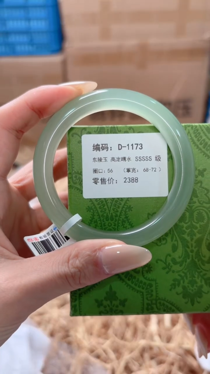 未镶嵌手镯石英质玉D-1173