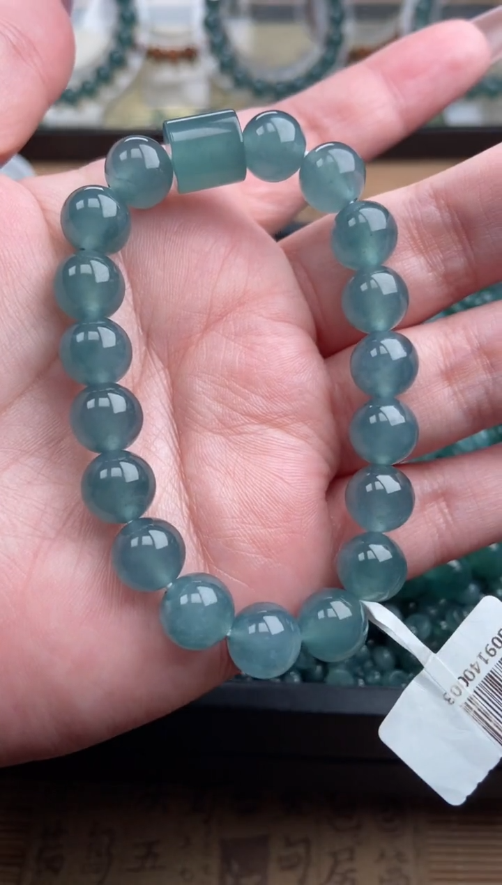 【闪购商品】翡翠手串未镶嵌多样性发货20颗卡10