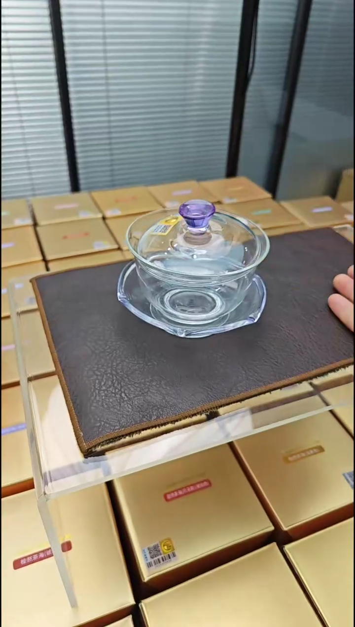 【闪购商品】禾器沁莲盖碗浅紫色