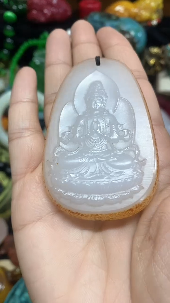 【闪购商品】和田玉（子料）颈饰未镶嵌主播推荐主播推荐