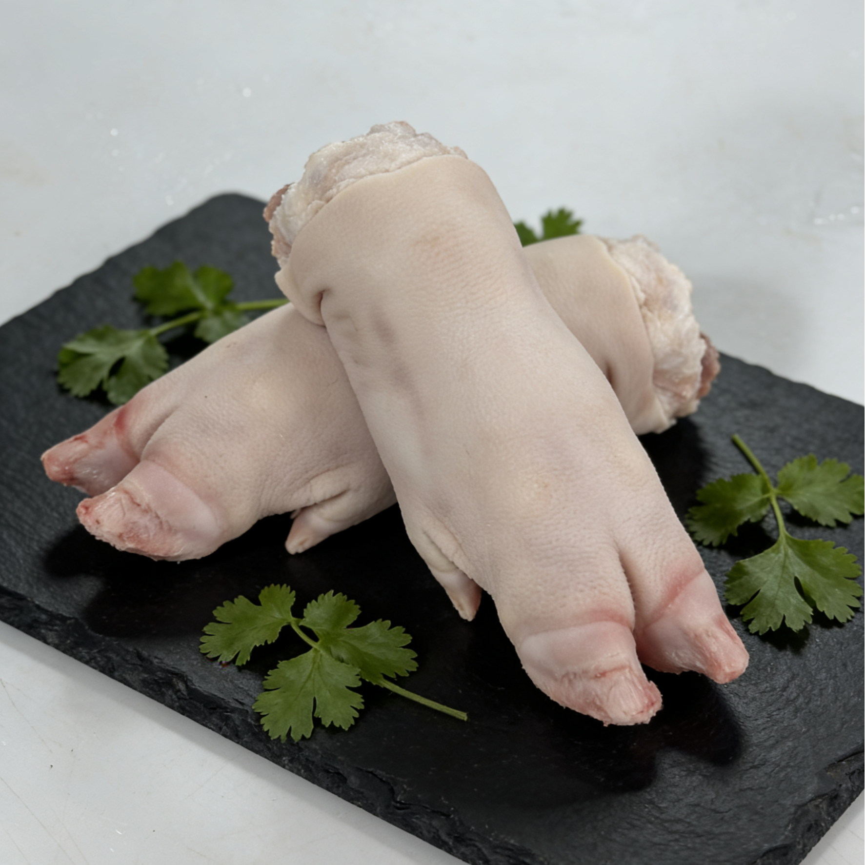 沂蒙山黑猪 猪蹄一斤一个大猪蹄 净重四斤带筋整根无红毛顺丰包邮