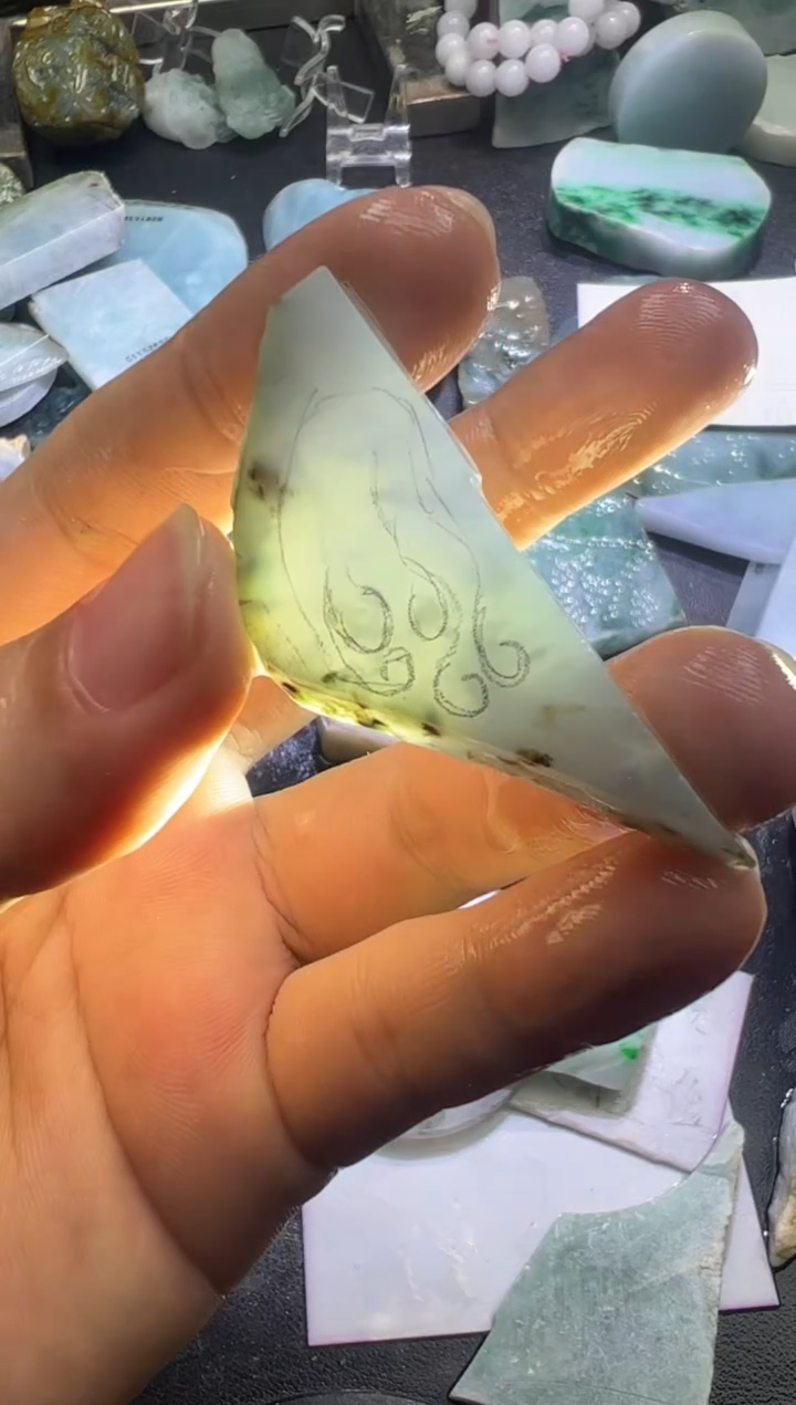 未镶嵌挂件翡翠天然缅甸翡翠A货