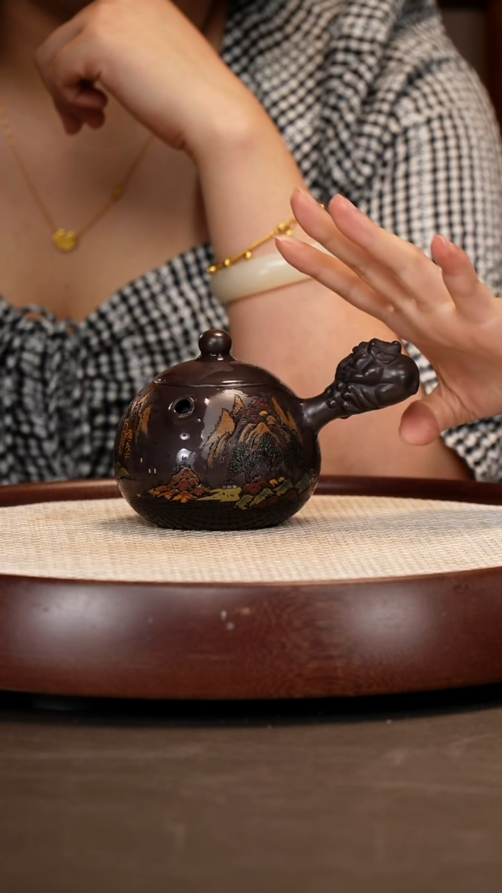 【王品荣】紫泥侧把     260CC