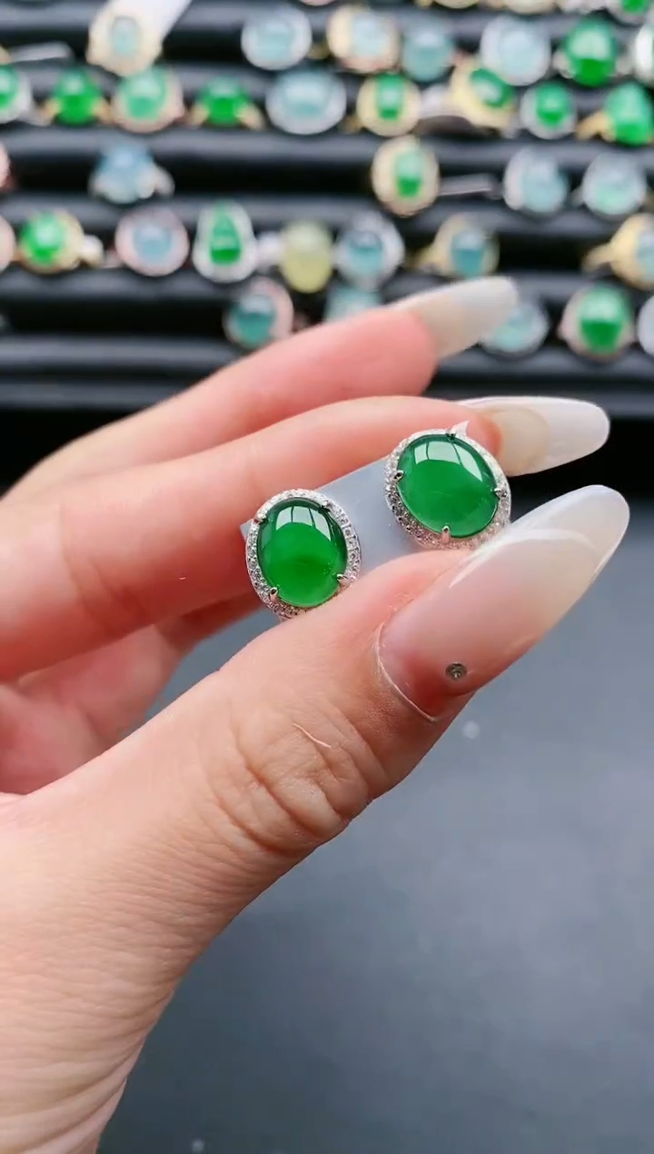 【闪购商品】翡翠戒指银S925镶嵌11111111111