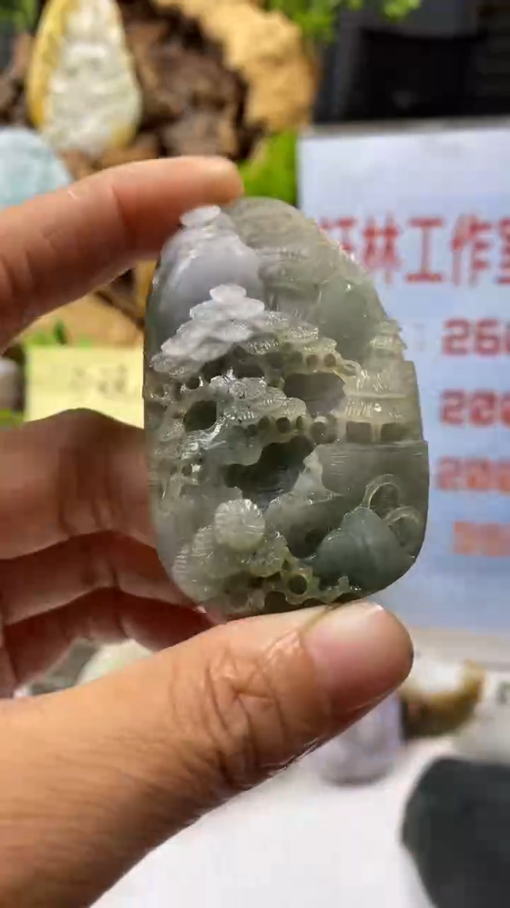 【闪购商品】定制翡翠未镶嵌包工包料天然A货翡翠0218021