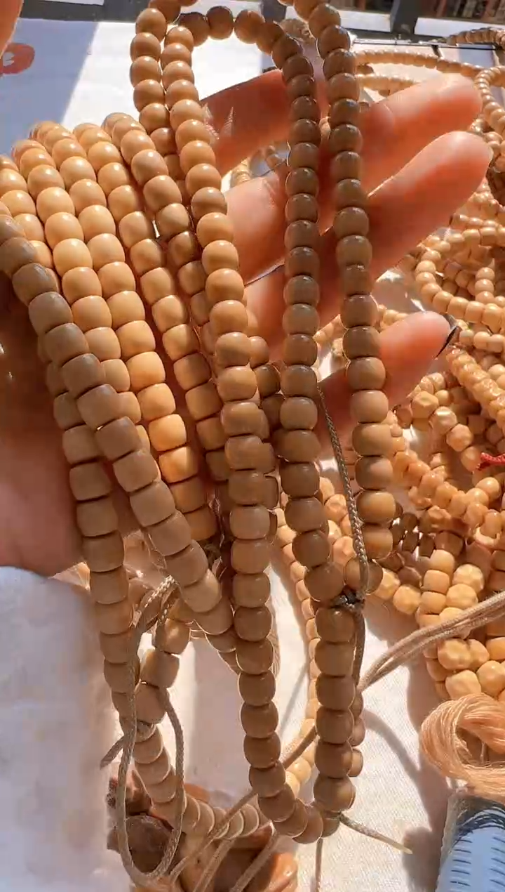 【闪购商品】菩提根/象牙果手串龙脊卡7老型脖挂 9号