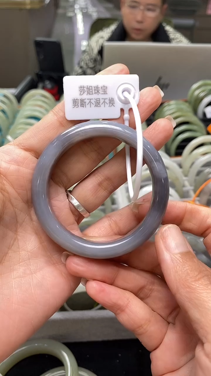 未镶嵌手镯和田玉无**东和田玉青海料手镯52mm