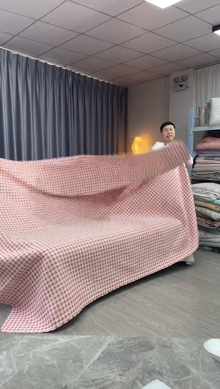棉220cm*300cm 简约格子
