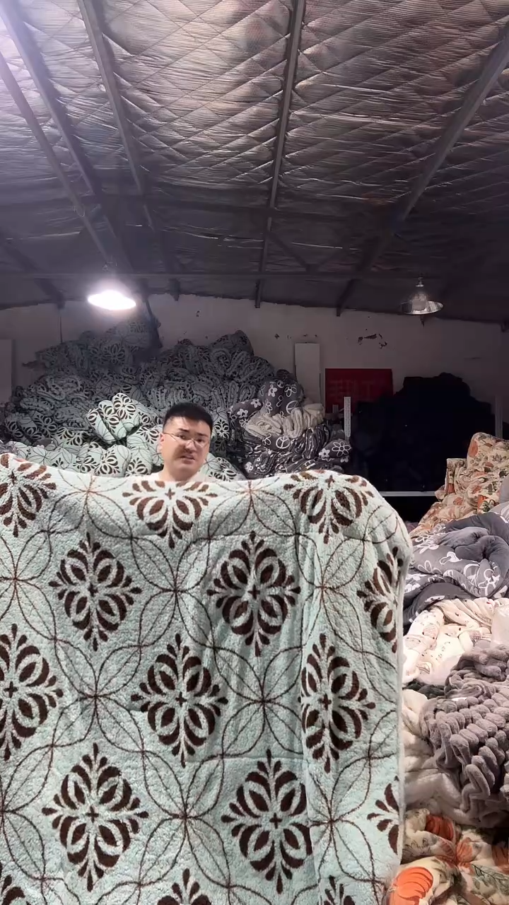 棉【主播自用款好被子2x2.3米】外贸原单毛毯底价清货拼手速