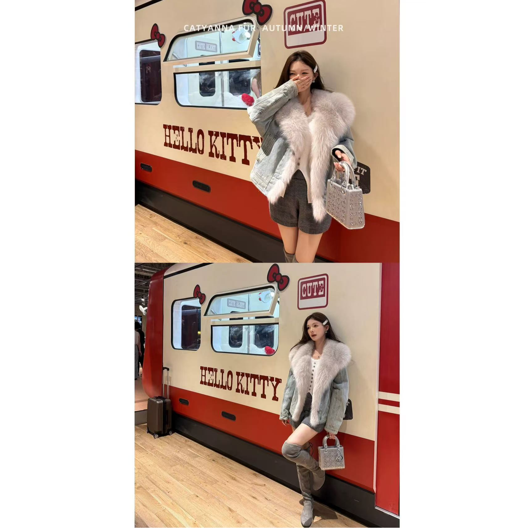 牛仔派克服女外套小个子年轻款网红爆款