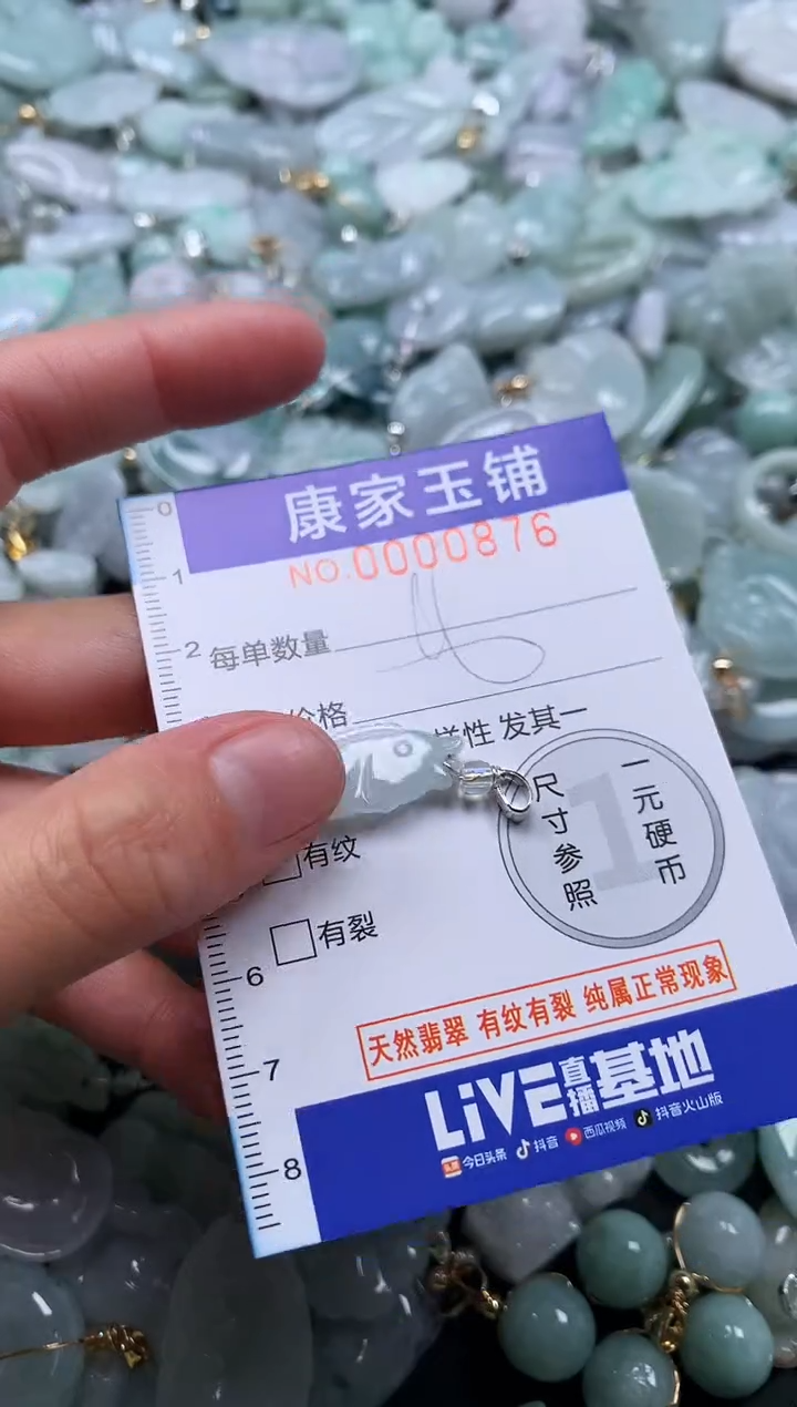 颈饰未镶嵌翡翠876