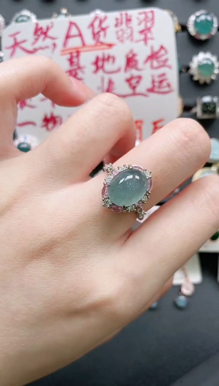 【闪购商品】翡翠戒指银S925镶嵌11111111