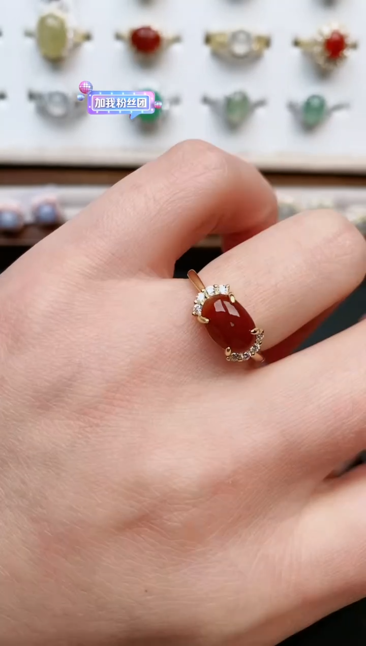 【闪购商品】翡翠戒指银S925镶嵌....