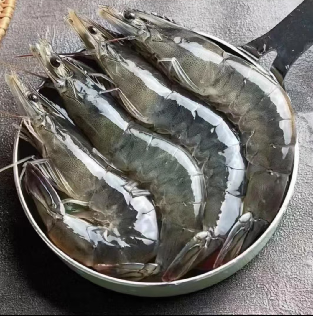 【30-40大虾】肉质鲜嫩大个头海水大虾单只15~18cm一盒4斤50~60只海鲜