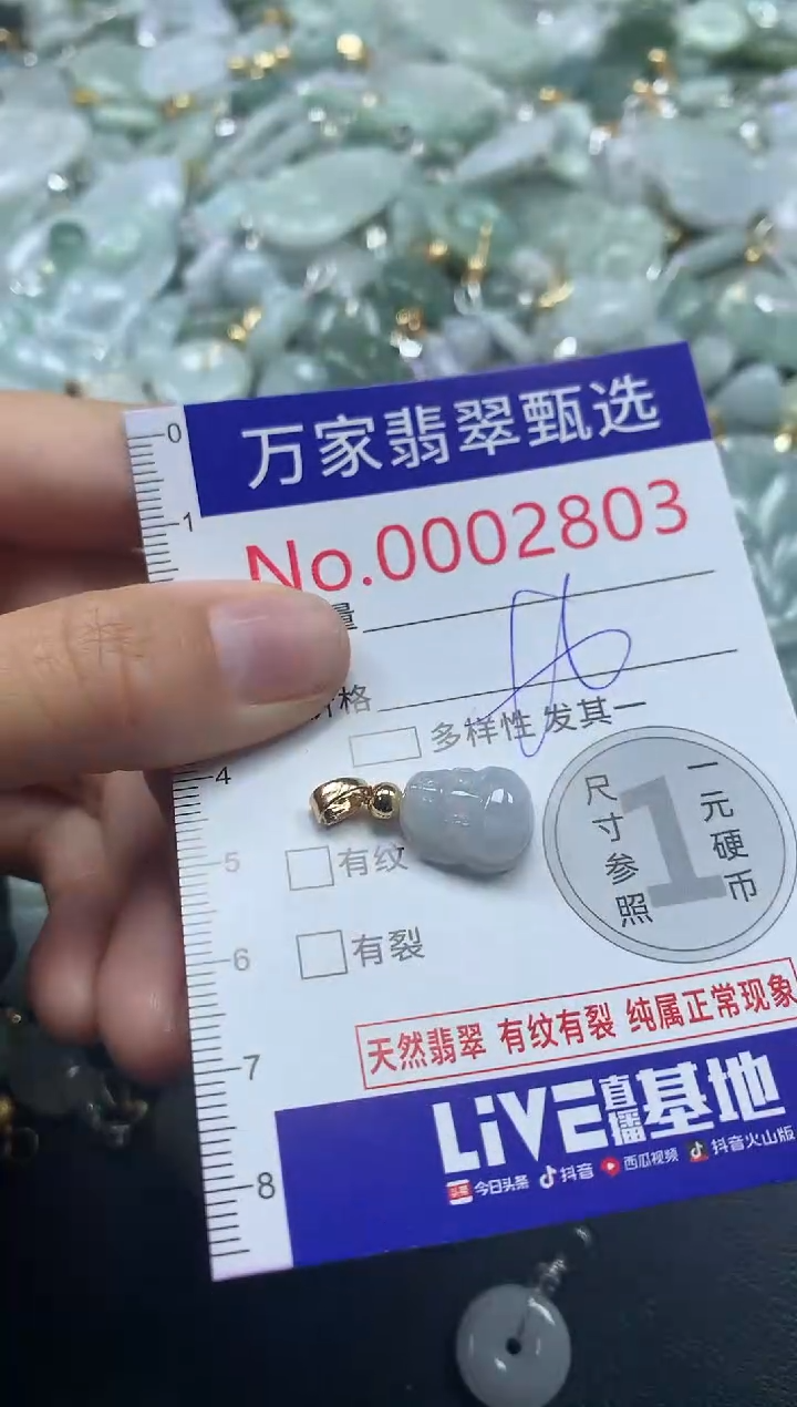 吊坠(不含链)未镶嵌翡翠2803