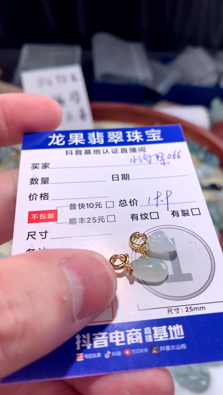 【闪购商品】翡翠颈饰未镶嵌小海螺066