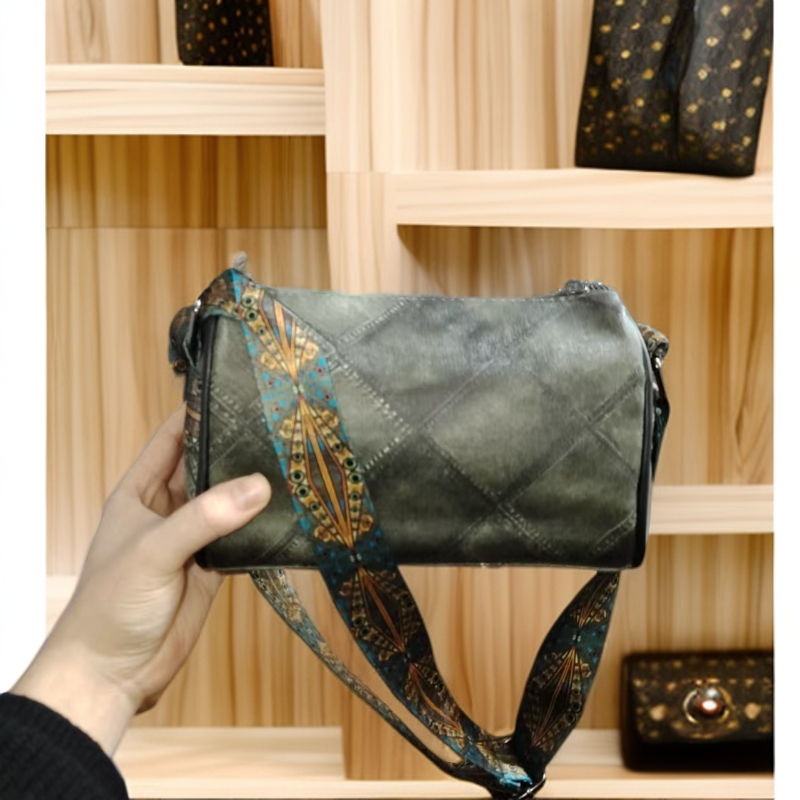 【新疆包邮】25年真皮时尚百搭手提斜挎包8862