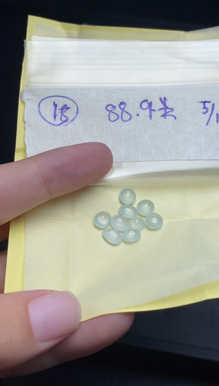 裸石翡翠天然翡翠蛋面18