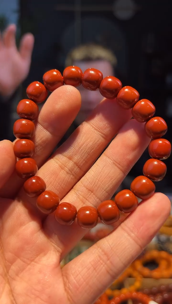 【闪购商品】南红玛瑙手串未镶嵌10+(朱1000)