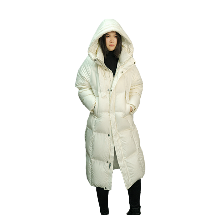 风西霓设计师款时尚优雅通勤高级气质长款云感泡芙休闲保暖羽绒服