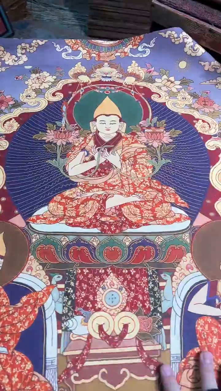 卷轴画路路的唐卡tk160