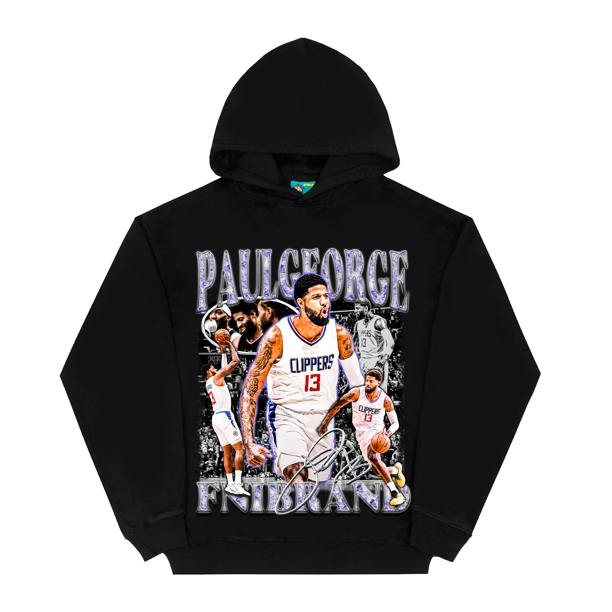 <FNIFNI>-乔治绝杀-男女同款t恤卫衣美式纯棉夏季短袖上衣新款