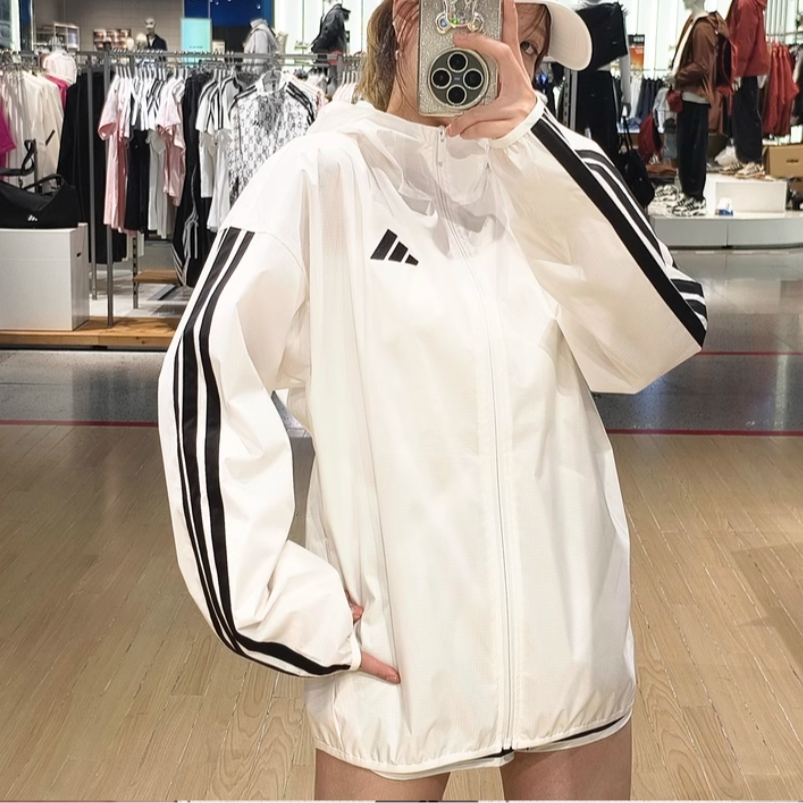 【滔搏联动】Adidas阿迪达斯男女25春夏拒水防晒软壳外套JF3682