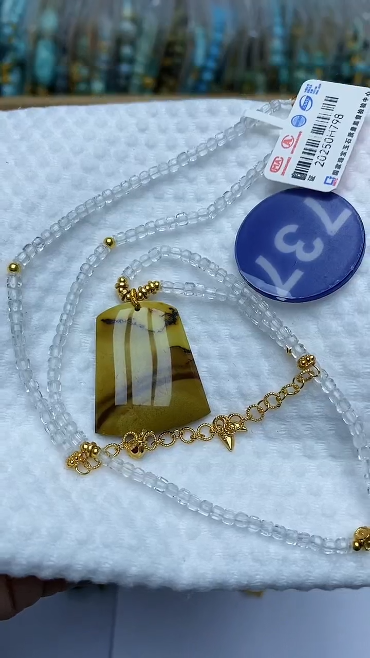 【闪购商品】绿松石项链银S925镶嵌737