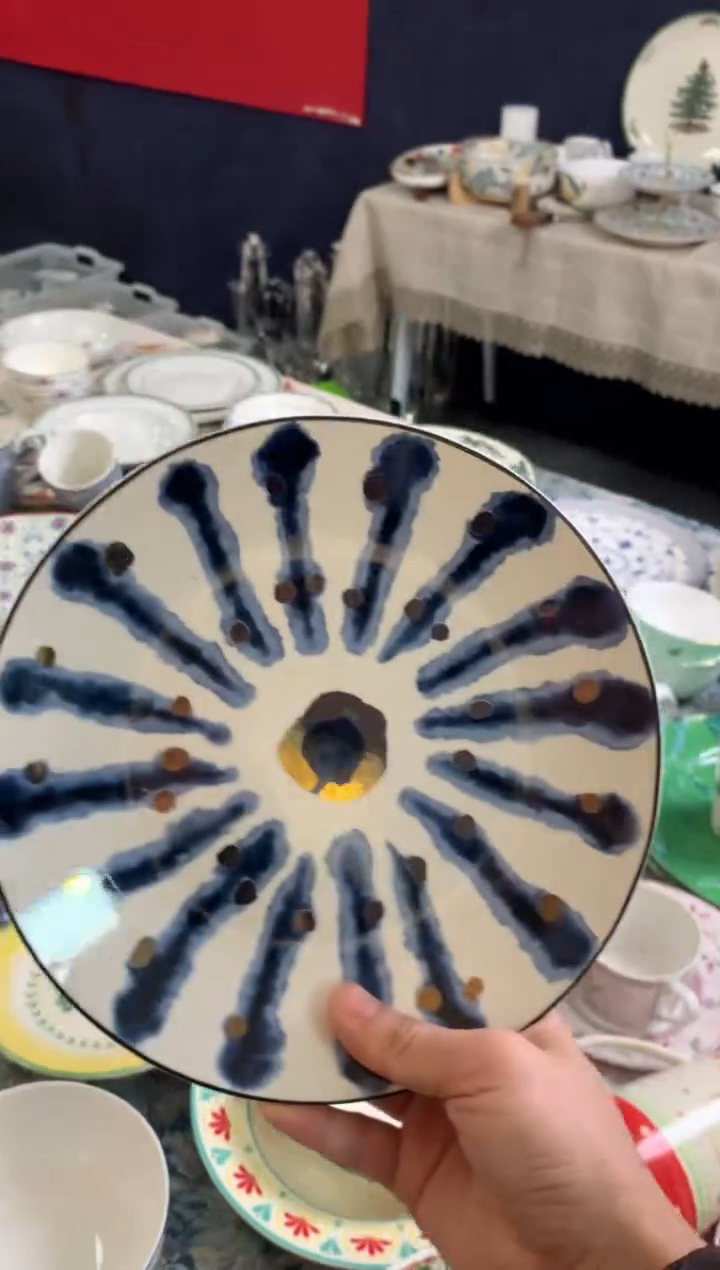 【闪购商品】瓷片CC008陶瓷没有完美无瑕陶瓷1个8寸