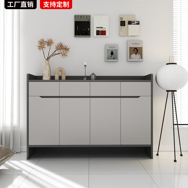 实木鞋柜家用门口玄关柜入户室内大容量靠墙一体收纳柜储物柜鞋架