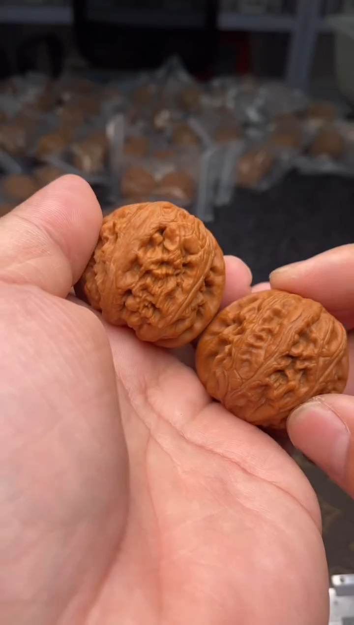 把件文玩核桃b110号43尺元宝