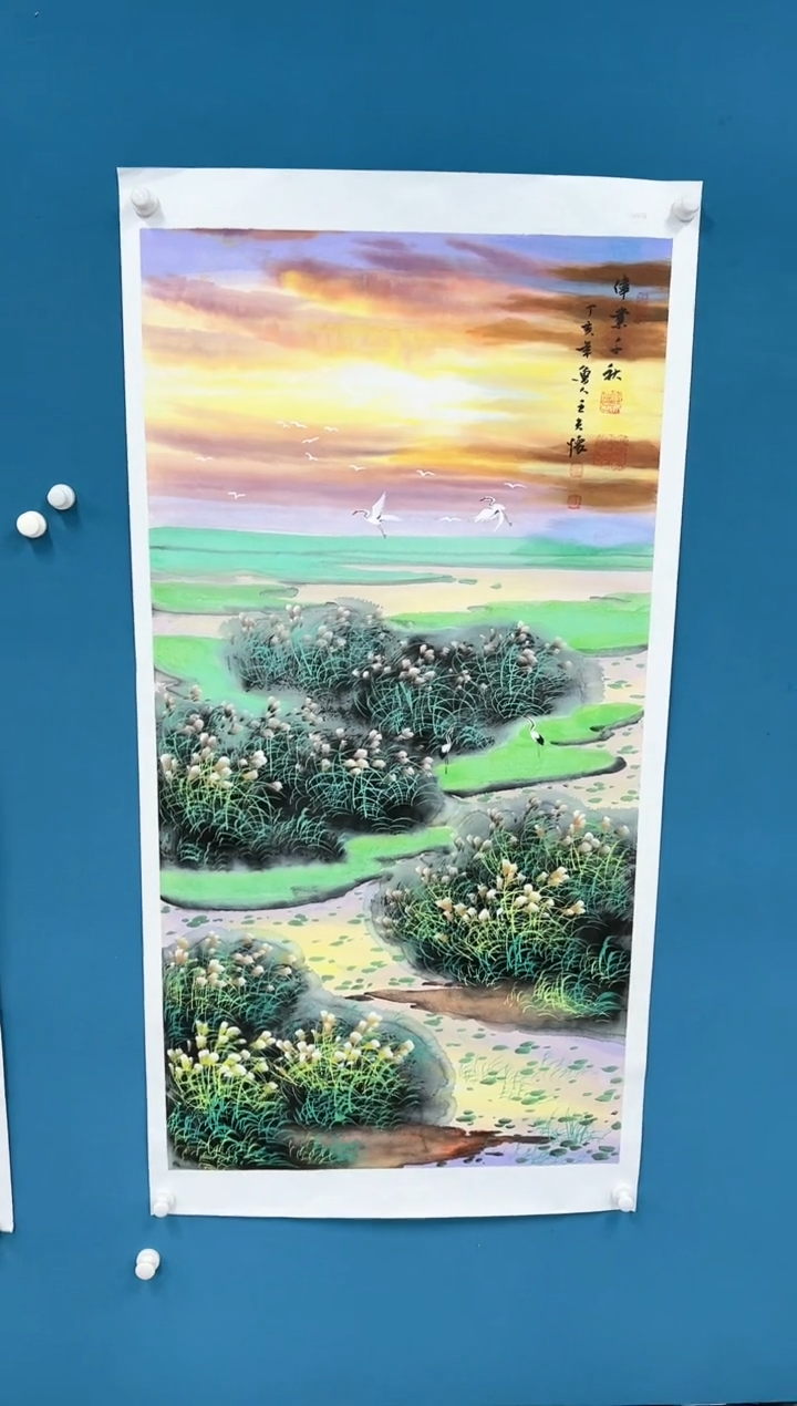 【闪购商品】国画2.3-国检-王夫怀-四尺81