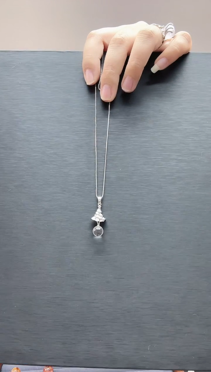 颈饰未镶嵌水晶白水晶吊坠08