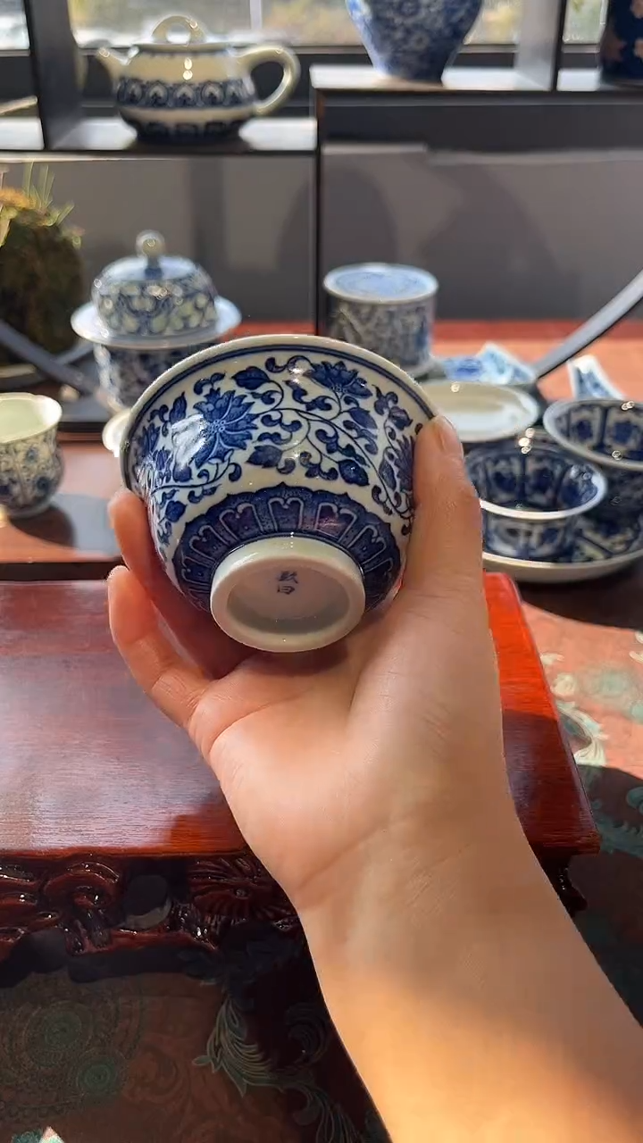 镹曰茶闲手工手绘柴茶具