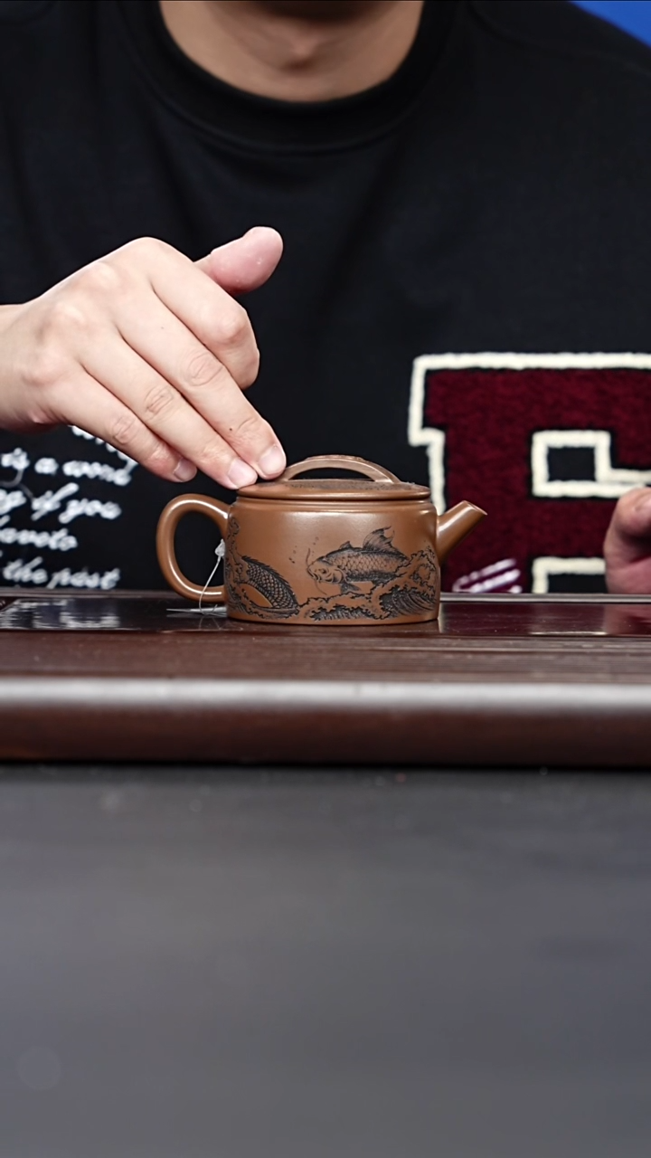 茶壶紫砂宜兴紫砂 汉瓦明朝土 蒋华200cc 7
