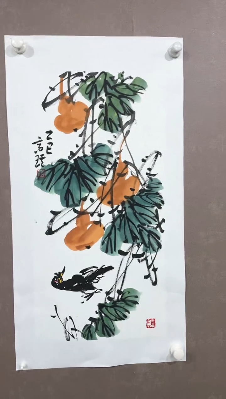 国画003紫仪直播福利高琪老师作品