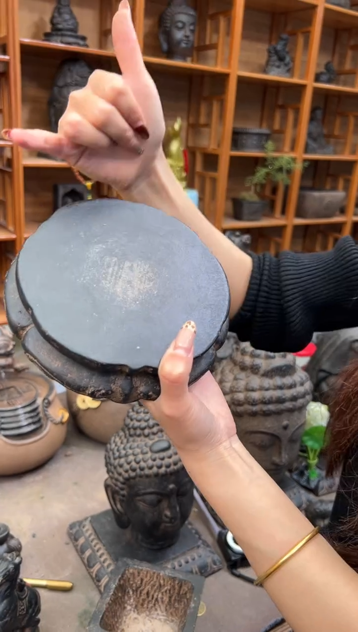 陶土【火山泥】金箍坛底座