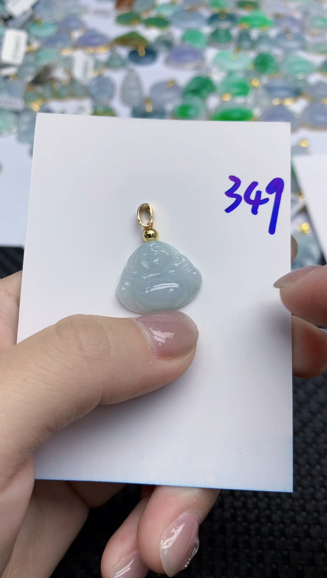 【闪购商品】翡翠颈饰未镶嵌天然翡翠A货