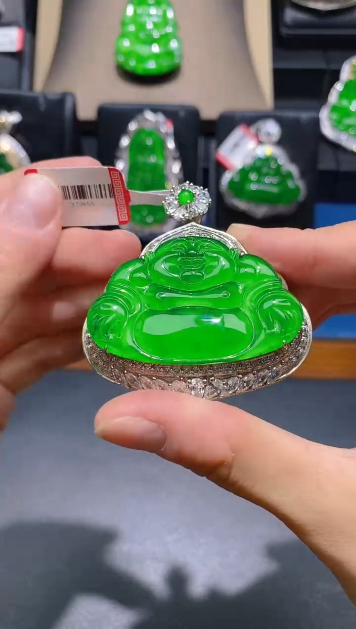 【闪购商品】翡翠颈饰未镶嵌天然A货翡翠k27