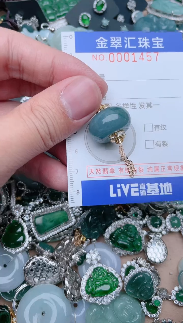 【闪购商品】翡翠颈饰未镶嵌1457....