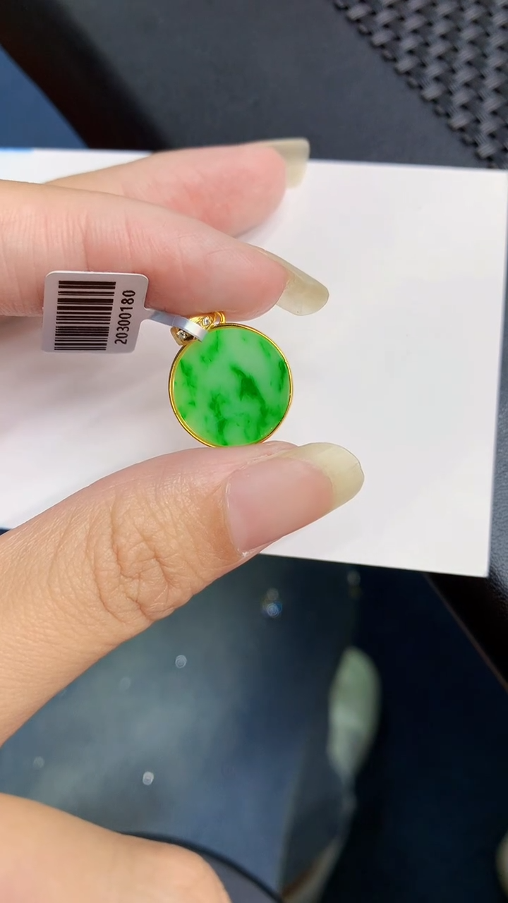 【闪购商品】翡翠颈饰银S925镶嵌           8