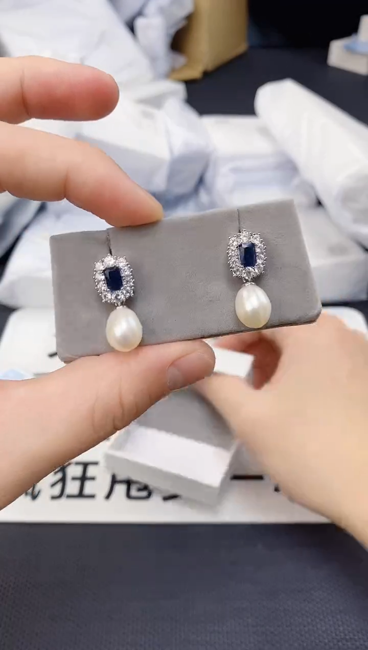 未镶嵌耳饰淡水珍珠ED1054