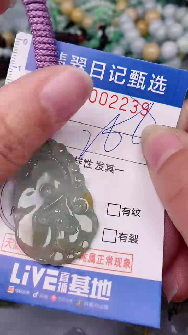 【闪购商品】翡翠颈饰未镶嵌00002239