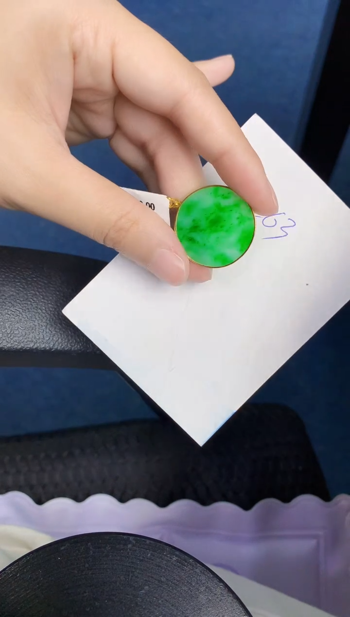 【闪购商品】翡翠颈饰18K金镶嵌000000000