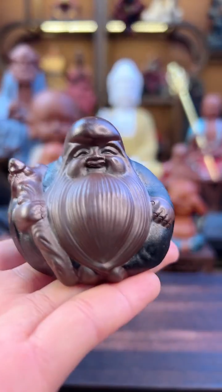 紫砂茶宠器闵紫砂茶宠摆件