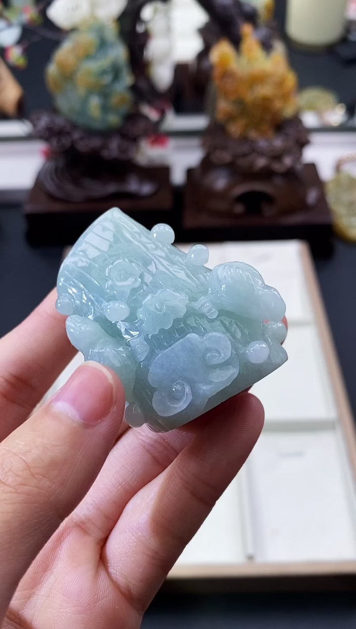 颈饰未镶嵌翡翠天然缅甸A货翡翠
